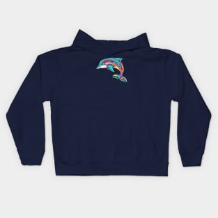 Colorful Dolphin Kids Hoodie